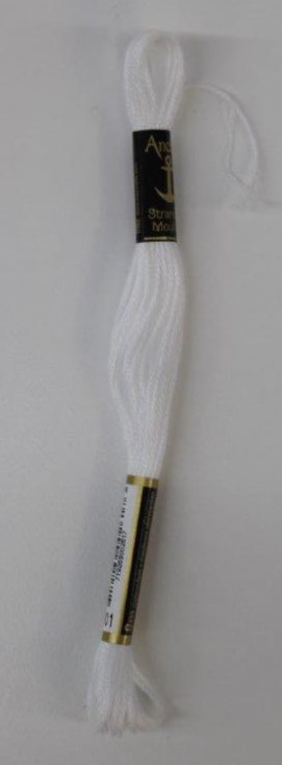Stranded Cotton Cross Stitch Threads - White  Shades image 0